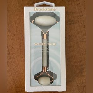 Brookstone White Jade Facial Roller